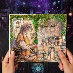 20 Sheets Magic Withcraft Stickers Journal Planner Scrapbooking Decorative Craft