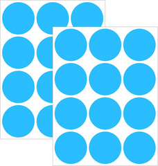 2″ Transparent round Sealing Sticker,Pack of 360