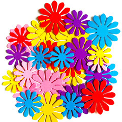100 x FLOWERS die cuts,Scrapbook or card making,embellishments,deco