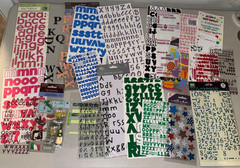 LOT of tons Boutique Scrapbook Stickers SET from Michaels EUC/NEW