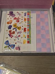 Kathy Davis WATERCOLORS Craft Scrapbook Photo Album Organizer Box Stickers NEW