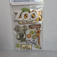 Jolee’s Boutique & More ZOO & MUSEUM Theme Sticker Lot- Lot Of 6
