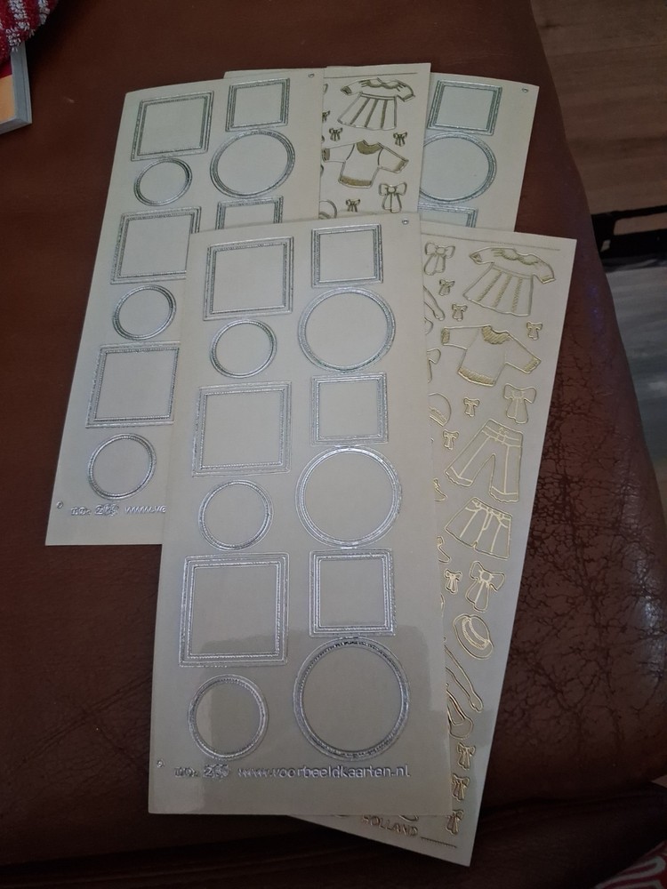5X STICKERS SCRAPBOOKING NEW (ST1490) MIX TRANSPARENT