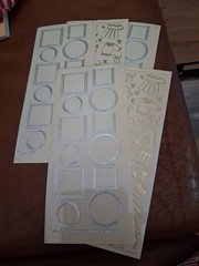 5X STICKERS SCRAPBOOKING NEW (ST1490) MIX TRANSPARENT
