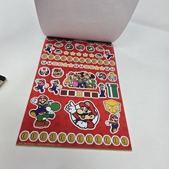 Super Mario Sticker Book 4 Sheets 300+ Stickers • Official Nintendo Licensed New