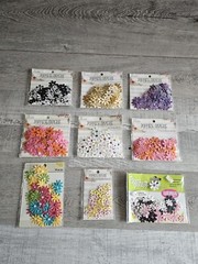 Scrapbooking Flowers LOT 3D Embellishments- Floral Spring RARE HTF #98