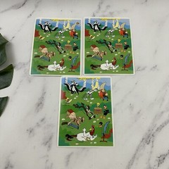 Vintage Looney Tunes Sticker Sheets Lot of 3 1993 Hallmark Bugs Road Runner