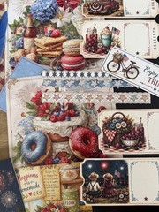 100 Pc Vintage Patriotic Americana Junk Journal Kit July 4th Ephemera Tags USA