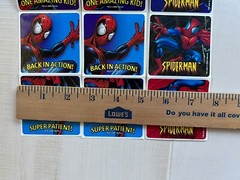 VTG Sandylion Spiderman stickers Lot Of 21 MediBadge RARE Stickers 2002, 04 2.5”