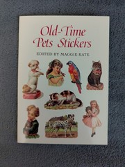 Lot of 2 Dover Sticker Books Unused 1991 Old-Time Cats 1996 Old Time Pets