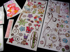 Lot Stickers, Whimsy&Cheer Vellum stickers, delight Playtime Stickers Plus
