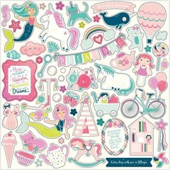 Imagine That Girl Cardstock Stickers