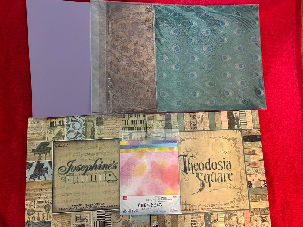 Huge Lot Of Scrapbooking Paper 12X12” Sheets