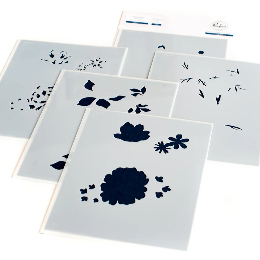 PINK FRESH – HIGH QUALITY STENCIL – DREAMY FLORALS
