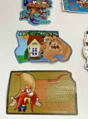 Vintage Looney Tunes USA States Lot of 15 Stickers Unused A&A Global Warner Bros