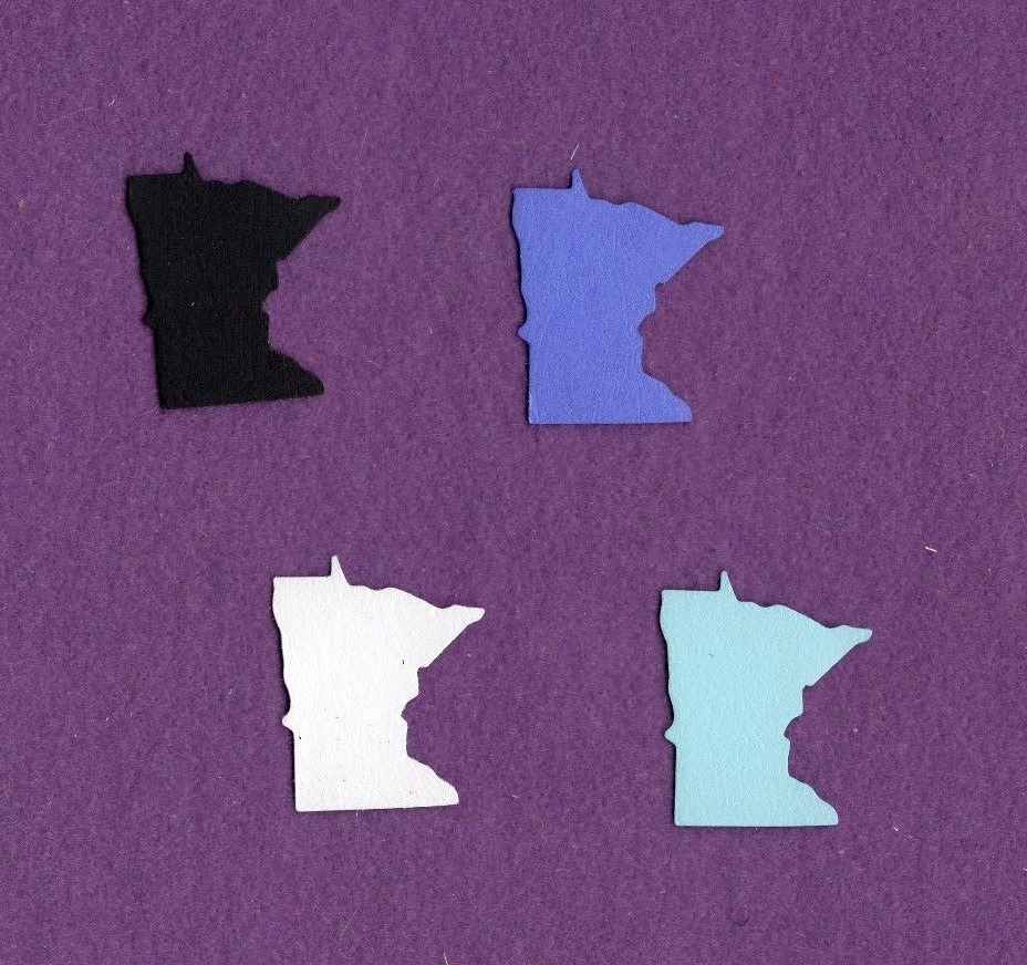 MINNESOTA qk USA state die cuts scrapbook cards