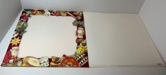 VTG The Gifted Line Christmas Scrapbooking Lot 12×12 Paper (10) Stickers (37)