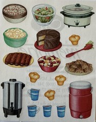 KITCHEN FOOD Stickers(19pc) Creative Memories•Cake •Coffee•Salad•Card Making•