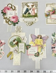 2020 ANNA GRIFFIN AG1070 SPRINGTIME COLLAGE CARD TOPPERS Diecuts/Stickers 83-Pcs