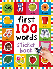First 100 Stickers: Words: over 500 Stickers