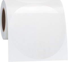 Clear Seal Sticker Labels 4 Inch round Circle Wafer Stickers/Labels 100 P