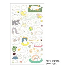 Sticker sticker for MIDORI Planner dog pattern S + M 2 types set 82689006