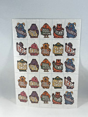 Vintage 1980’s CTP 780 RUBBYS Animals Sheet (For collection purposes only)