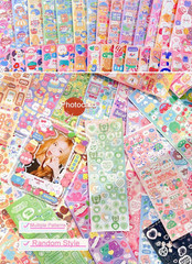 100 Sheets Stickers Deco Stickers,Photocards Journaling Anniversary Family Photo