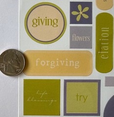 SEIZE THE DAY Stickers(40pc) ChatterBox•Memories•Phrase •Lazy Days•Card Making•