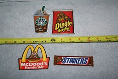 Junk Food Doody Stickers Set Of 20 Series 1&5 -Poop Emoji -Novelty food parody