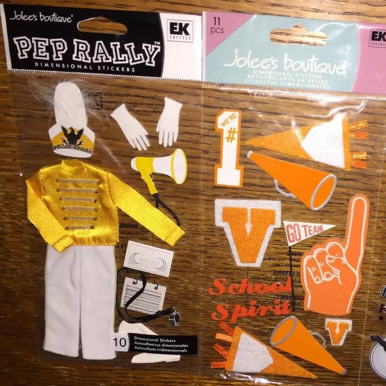 Lot Of 2 Prep Rally & Jolees Marching Band School Spirit CHEER LEADERS DANCE #1