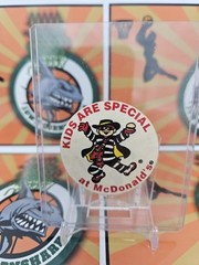 2 Hamburglar McDonalds Vintage Sticker Rare KIDS ARE SPECIAL 90 Advertising Used