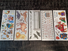 Huge Lot of 40 over-sized scrapbooking sticker sheets many brands & themes