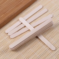 50Pcs Wooden Craft Sticks for DIY Projects Beige Wood Craft Sticks