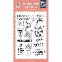 Echo Park Designer ACRYLIC STAMPS – YOU ARE MY JAM