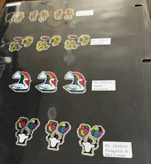 80’s Sticker Sample Pages Slicker Stickers Prisms Glitter Stars Hearts Rainbows