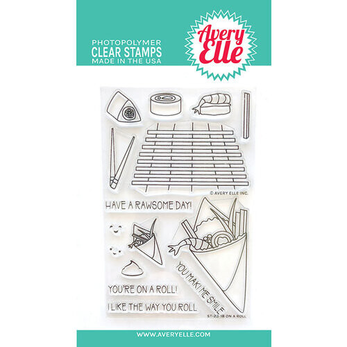 Avery Elle Clear Cling Stamps – ON A ROLL