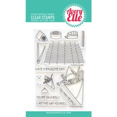 Avery Elle Clear Cling Stamps – ON A ROLL