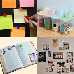 ® 1“White Circle Dot Stickers Color Coding Labels 1000PCS 2 Rolls