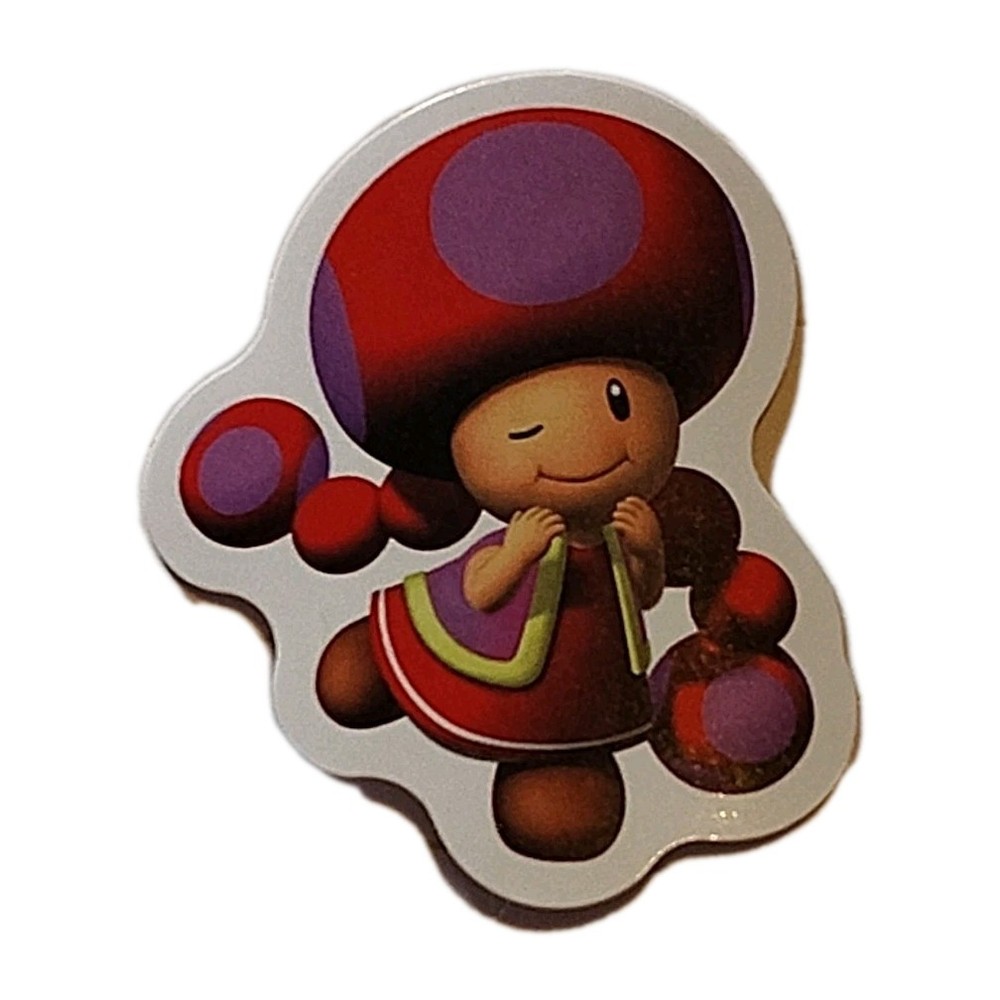 Toadette from Super Mario Bros Nintendo Decal Sticker 1.75″