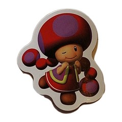 Toadette from Super Mario Bros Nintendo Decal Sticker 1.75″