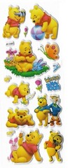 3D Stickers WINNIE THE POOH 🐻🐯🦉 Milne Disney