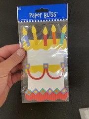 Paper Bliss Barber Shop, Popcorn, Birthday Moon Dimensional Stickers Lot of 6