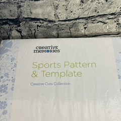 Creative Memories SPORTS CREATIVE CUTS Pattern & Doodling Template