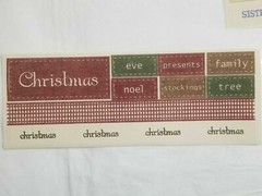 NEW Lot 10 MME Adhesive Twill Scrapbooking Kit Titles Word Labels Ribbon -F
