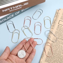 30 Pcs Jumbo Paper Clips Oversized 2 Inch Large Paper Clips Non Skid Smooth F…