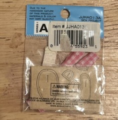 RARE Jolees Mini Sewing Sew Project Thread Pattern Fabric Scrapbook Non-Adhesive