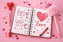 Valentine’s Day Sticker Set – 16 Piece