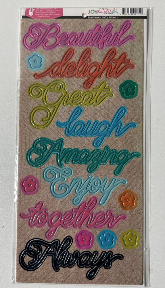 Fancy Pants Designs Puffy Stickers-Variations-Joy Parade, Family & Co, & More