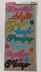 Fancy Pants Designs Puffy Stickers-Variations-Joy Parade, Family & Co, & More